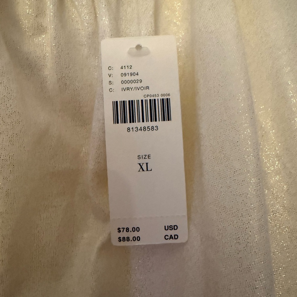 Anthropologie Elegant Cream Women's Top - Picture 4 of 9